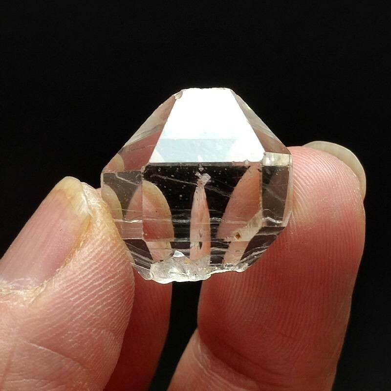 7g Top Natural Herkimer Diamond Quartz Crystal Healing Stone Single End 1807