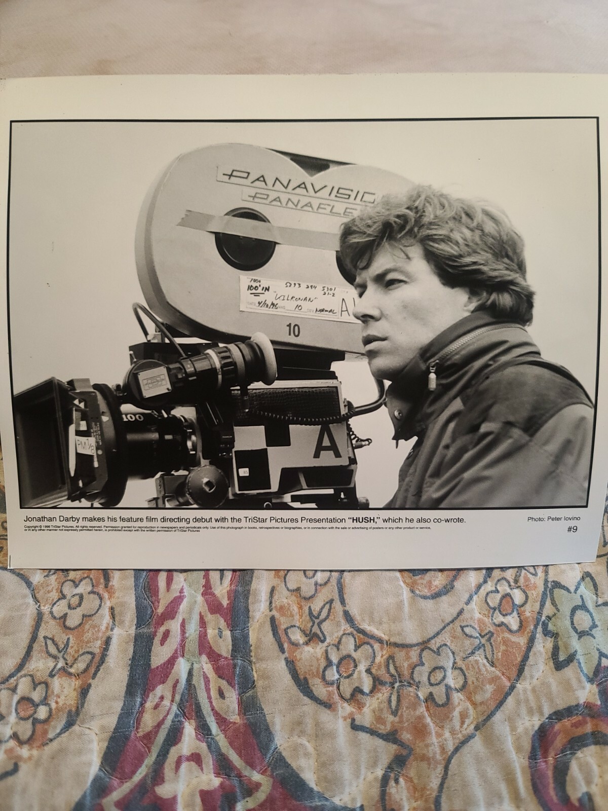 Bin372-Vintage Press Photo Movie print- Jonathan darby- hush- #9- Bin372-Vintage Press Photo Movie print- Jonathan darby- hush- #9-