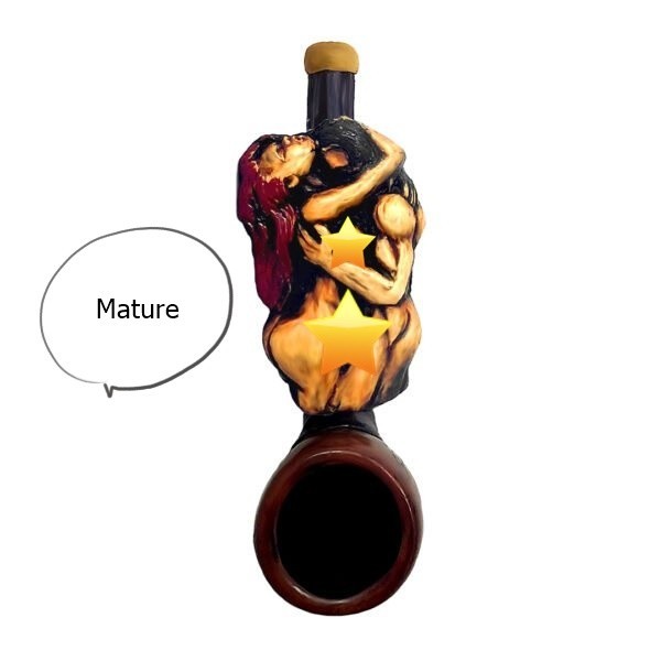 Romantic Couple on Motor Boat Smoking Hand Pipe / Pipes / Smoke / Handcraft Romantic Couple on Motor Boat Smoking Hand Pipe / Pipes / Smoke / Handcraft