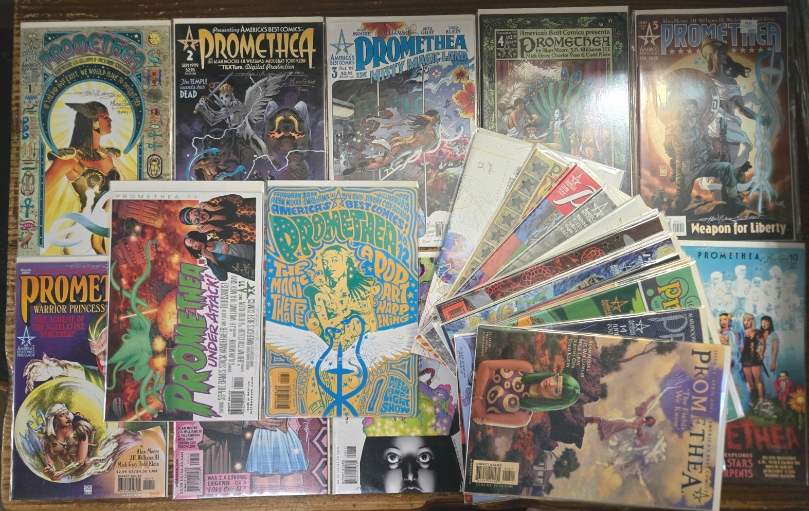 Promethea #1-32 COMPLETE SET VF/NM RARE 1-12 signed by J.H. Williams/Mick Gray Promethea #1-32 COMPLETE SET VF/NM RARE 1-12 signed by J.H. Williams/Mick Gray
