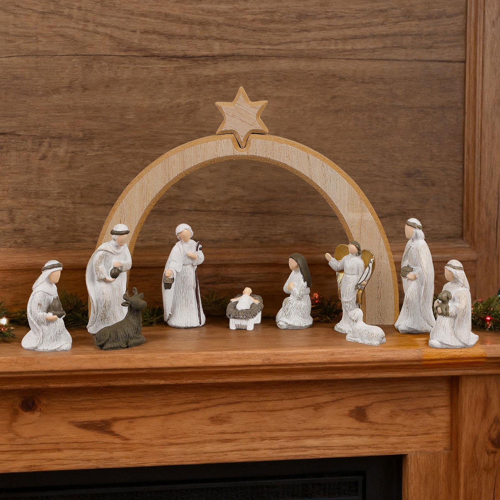 11 Pcs Christmas Scene Nativity Set