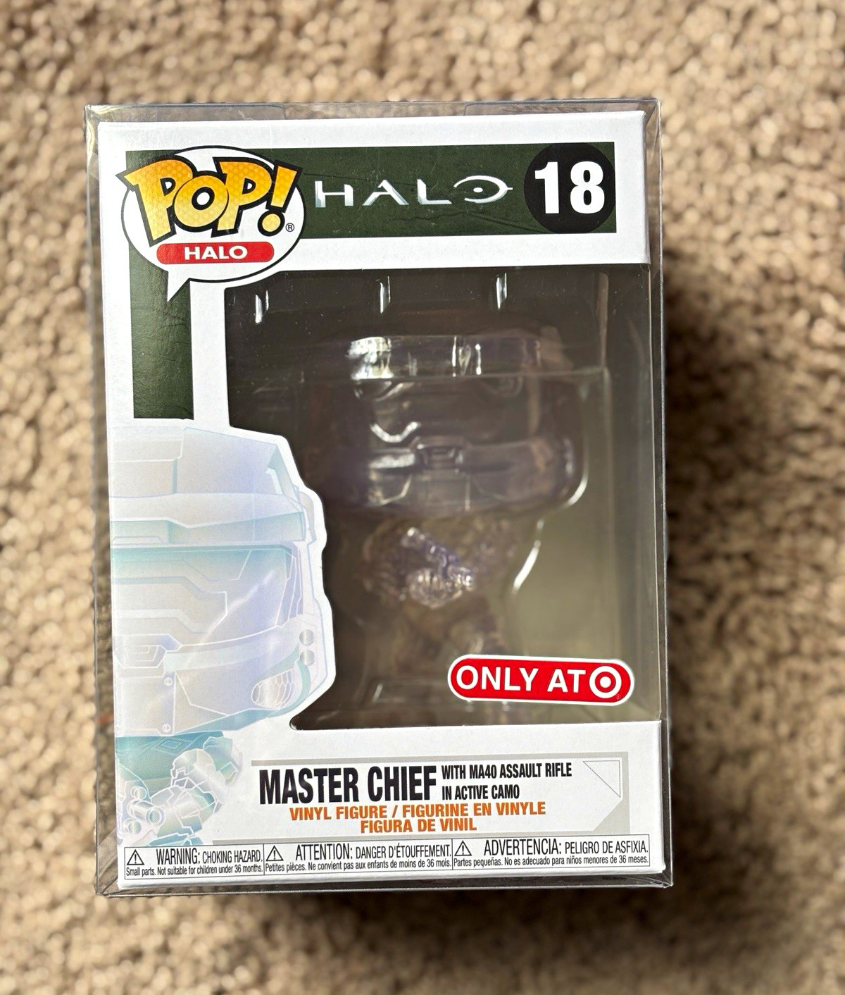 Funko Pop Vinyl: Halo Infinite - Master Chief #18 w/Rifle (Target Exclusive) Funko Pop Vinyl: Halo Infinite - Master Chief #18 w/Rifle (Target Exclusive)