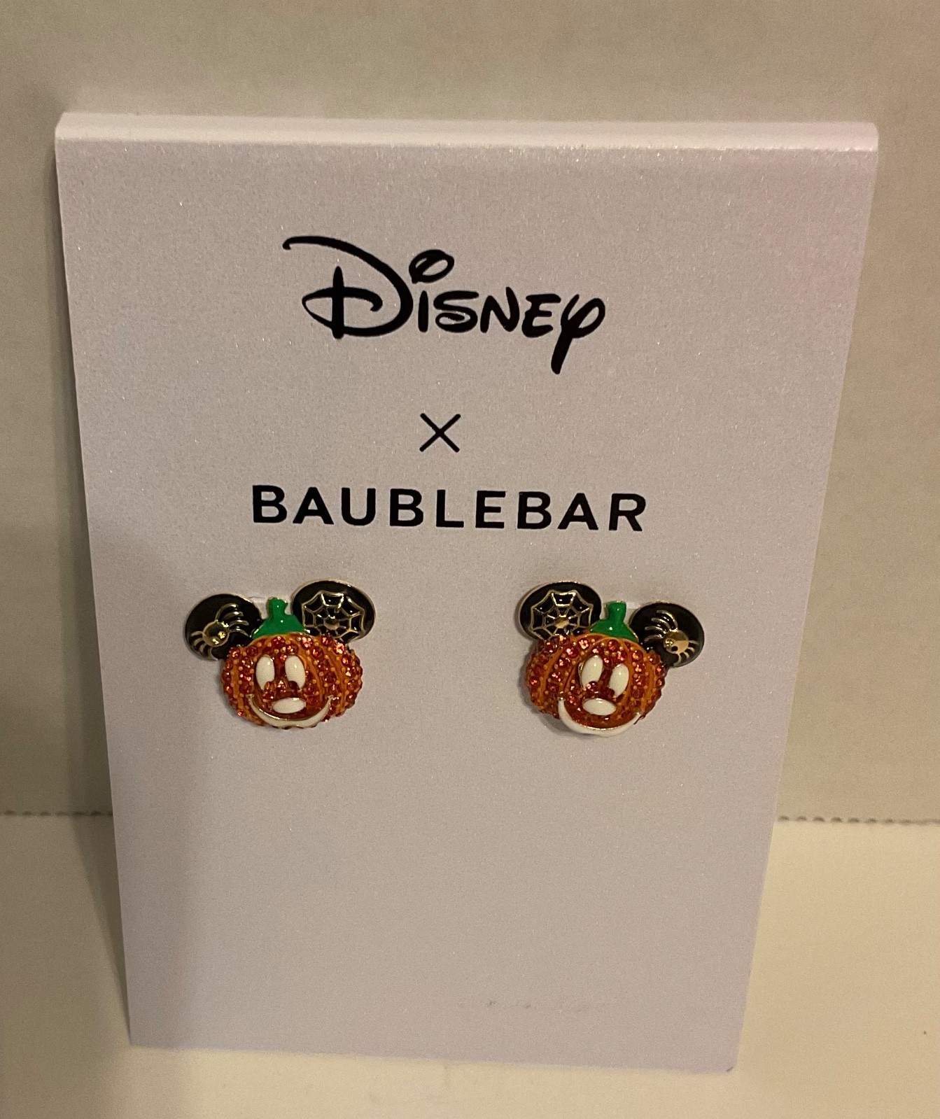 Disney x BaubleBar Halloween Mickey Mouse Pumpkin Jack O Lantern Stud Earrings Disney x BaubleBar Halloween Mickey Mouse Pumpkin Jack O Lantern Stud Earrings