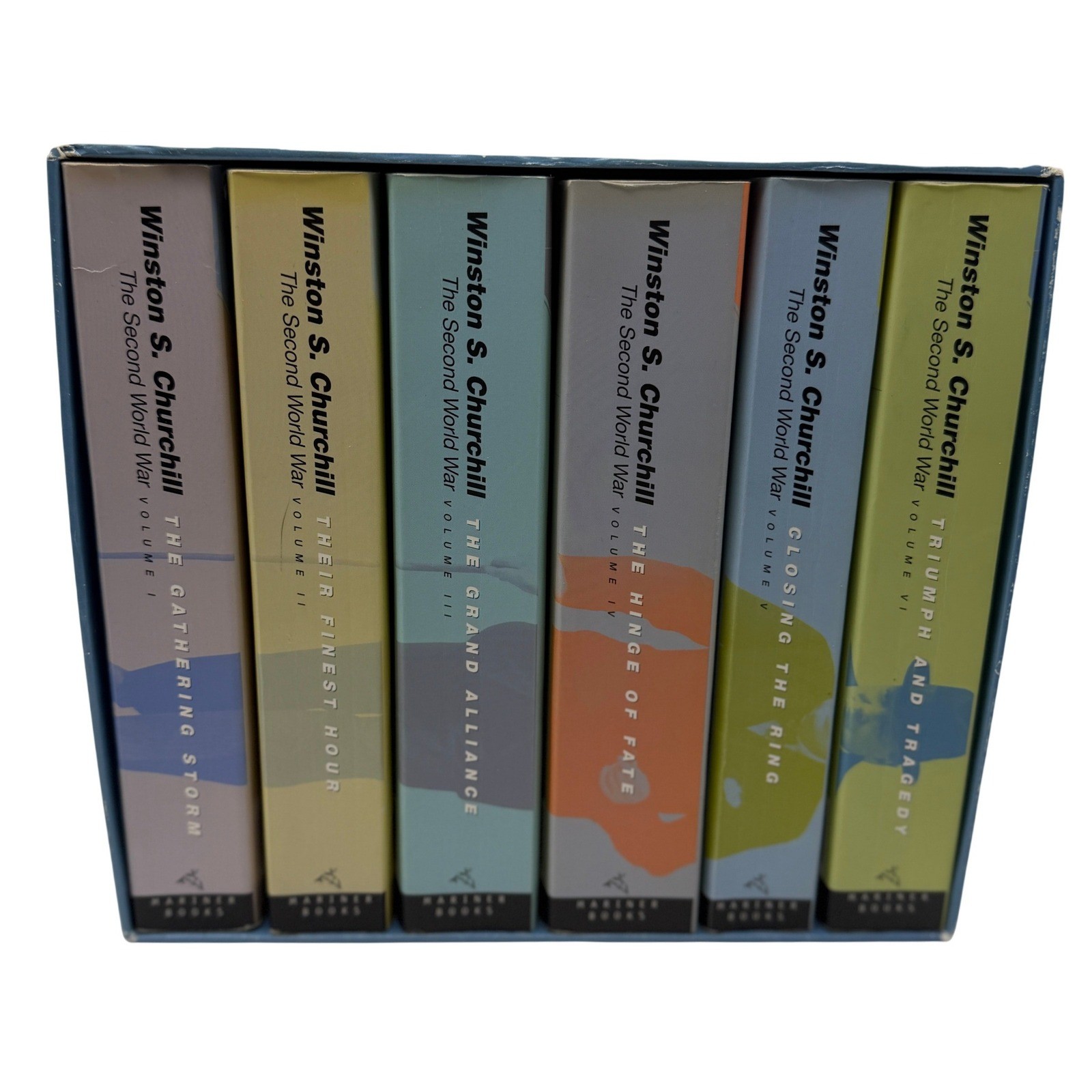 Winston Churchill The Second World War 6 Volume Box Set Mariner Books Paperback Winston Churchill The Second World War 6 Volume Box Set Mariner Books Paperback