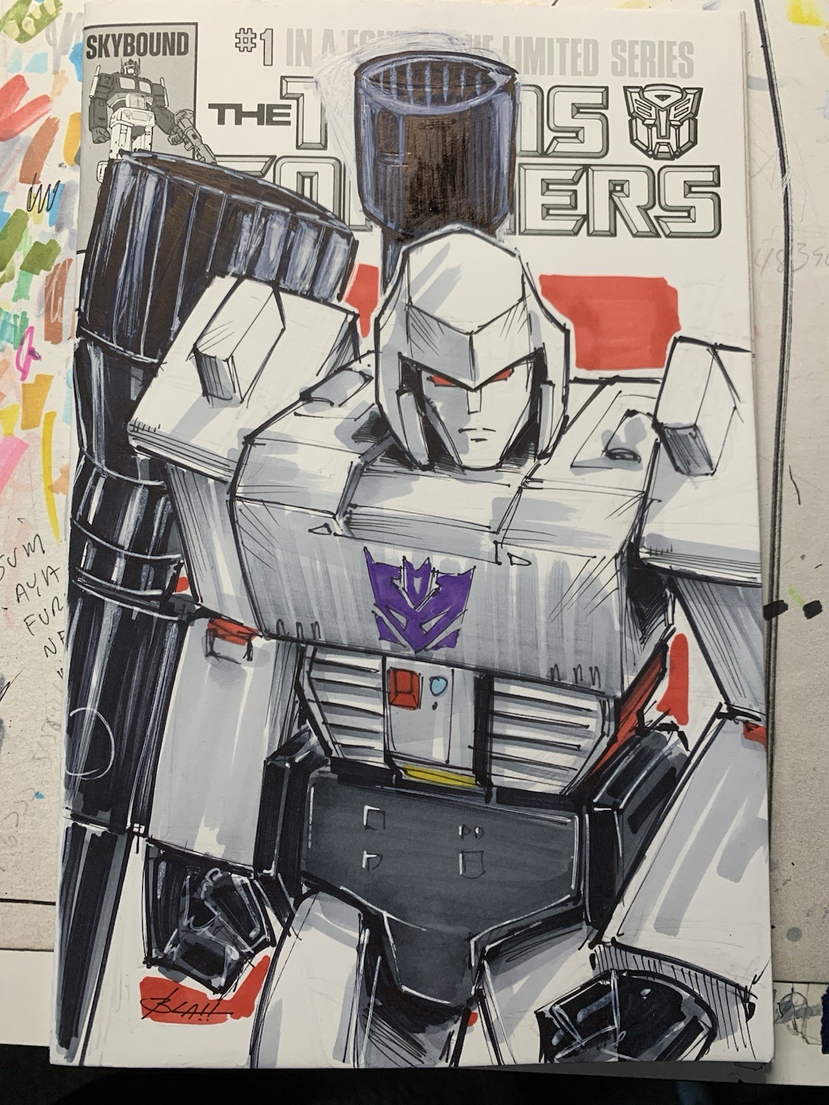 Transformers 1 Original Sketch Cover Variant Transformers 1 Original Sketch Cover Variant