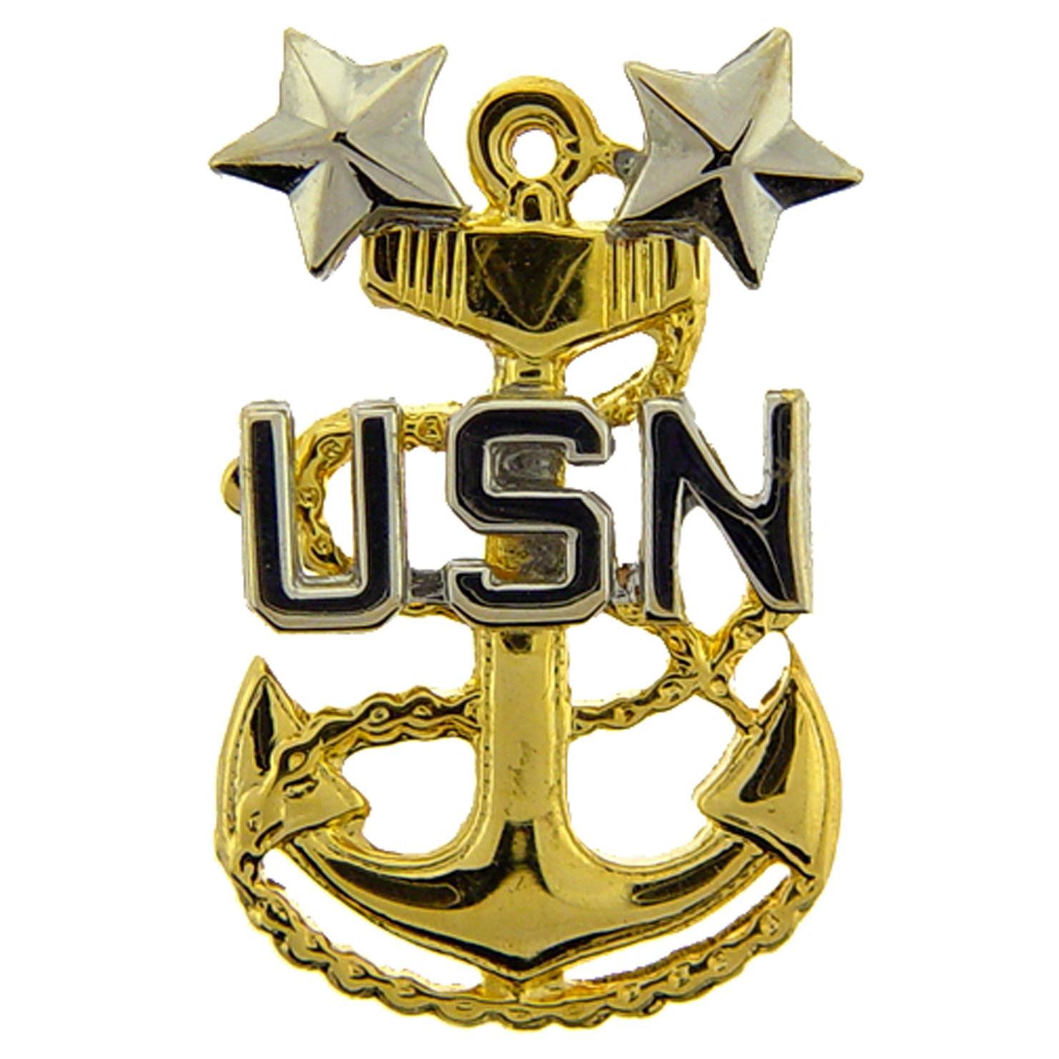 U.S. Navy Master Chief Petty Officer Emblem Pin 1\