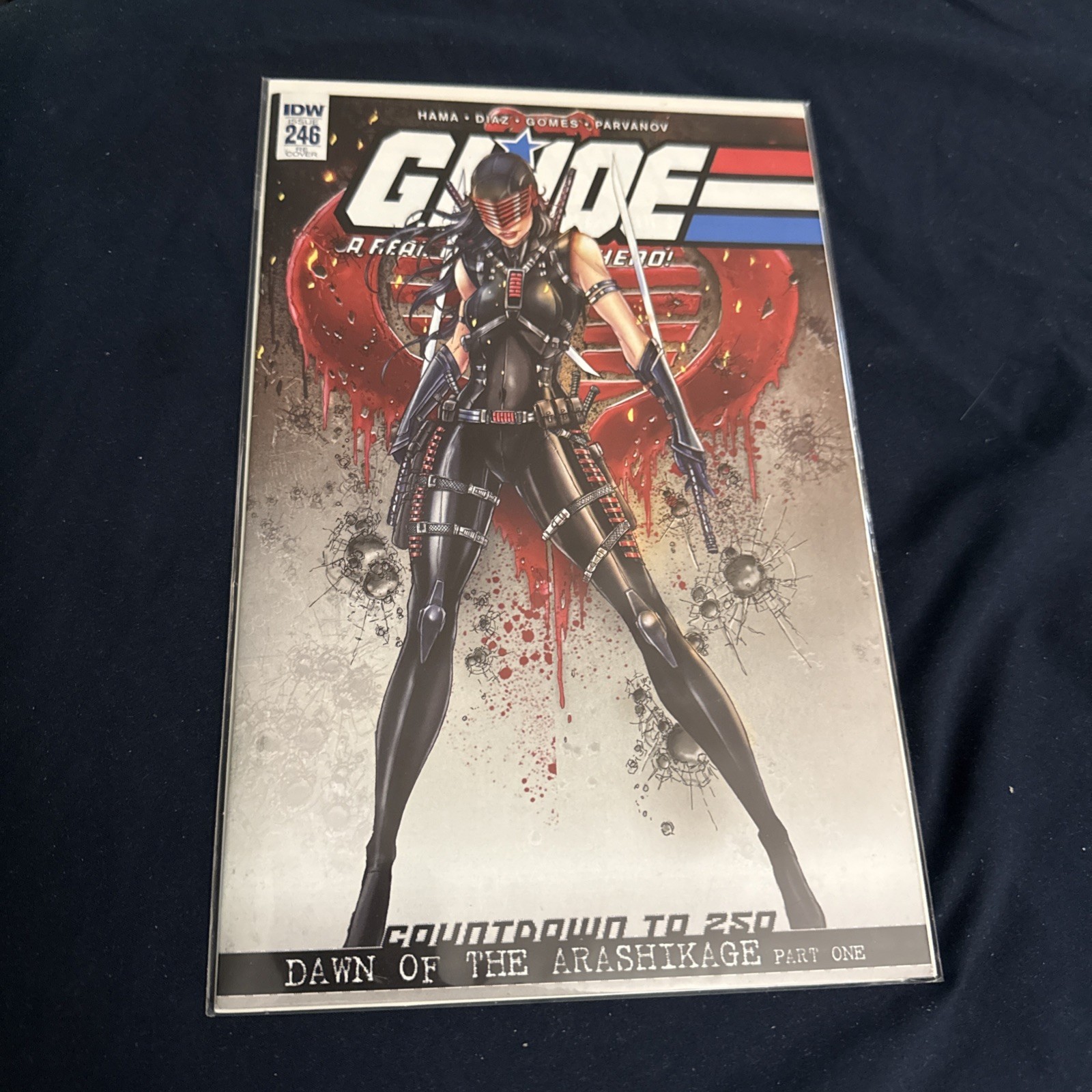G.I. JOE 246 JAMIE TYNDALL FEMALE SNAKE-EYES VARIANT 1st APPEARANCE SOLD OUT NM+ G.I. JOE 246 JAMIE TYNDALL FEMALE SNAKE-EYES VARIANT 1st APPEARANCE SOLD OUT NM+