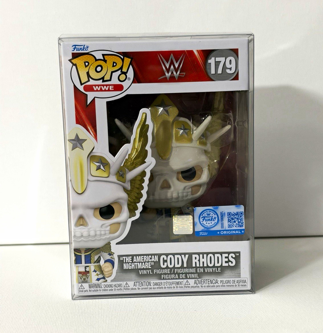 Funko Pop Vinyl WWE Cody Rhodes The American Nightmare #179 Protector