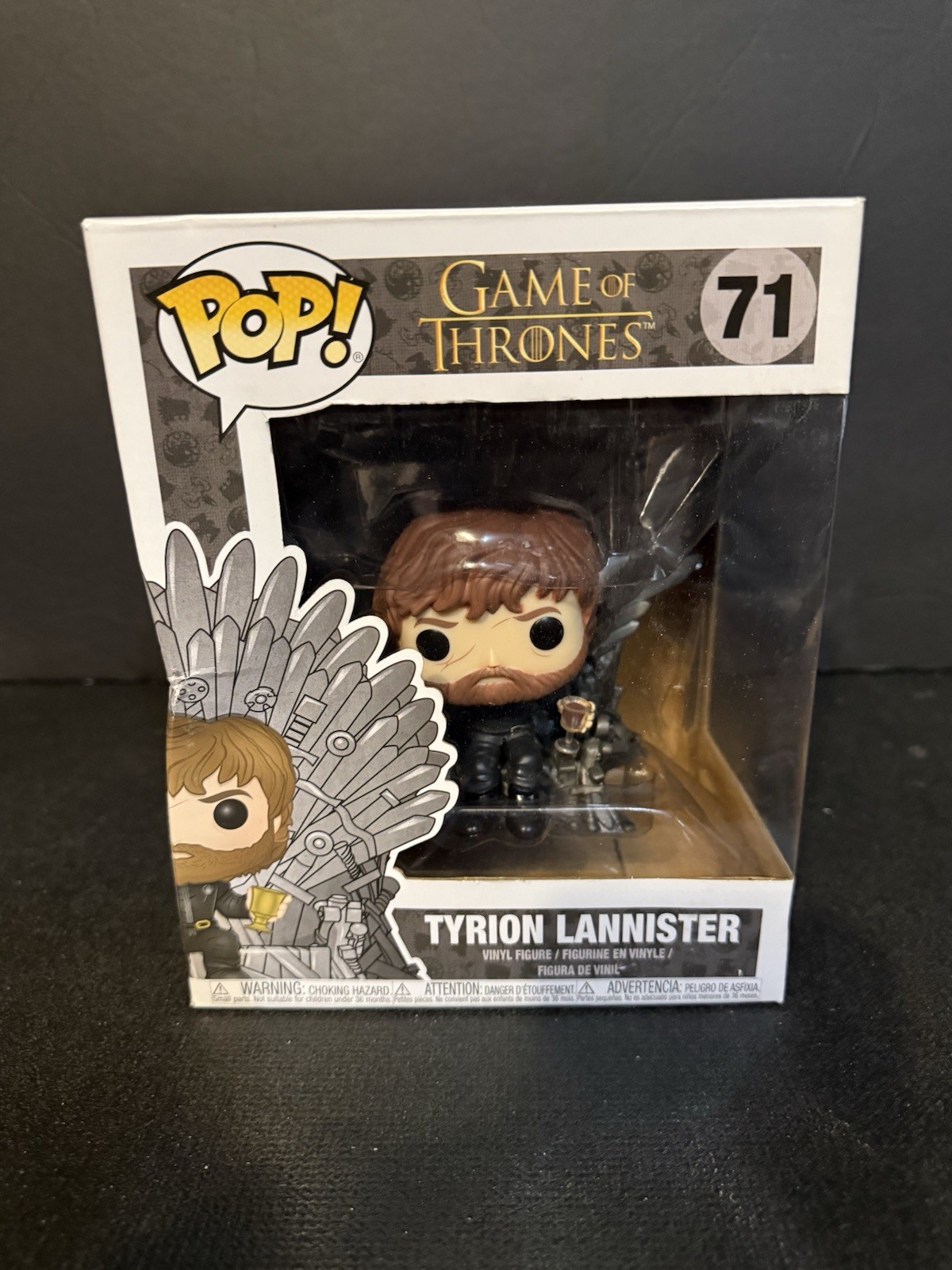 FUNKO POP TYRION LANNISTER 71 GAME OF THRONES Z01 DMGD BOX FUNKO POP TYRION LANNISTER 71 GAME OF THRONES Z01 DMGD BOX