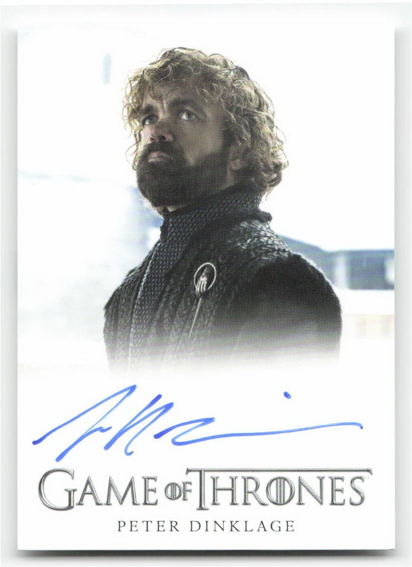 Game of Thrones Legends of the Realm Peter Dinklage FB Autograph IB Exclusive