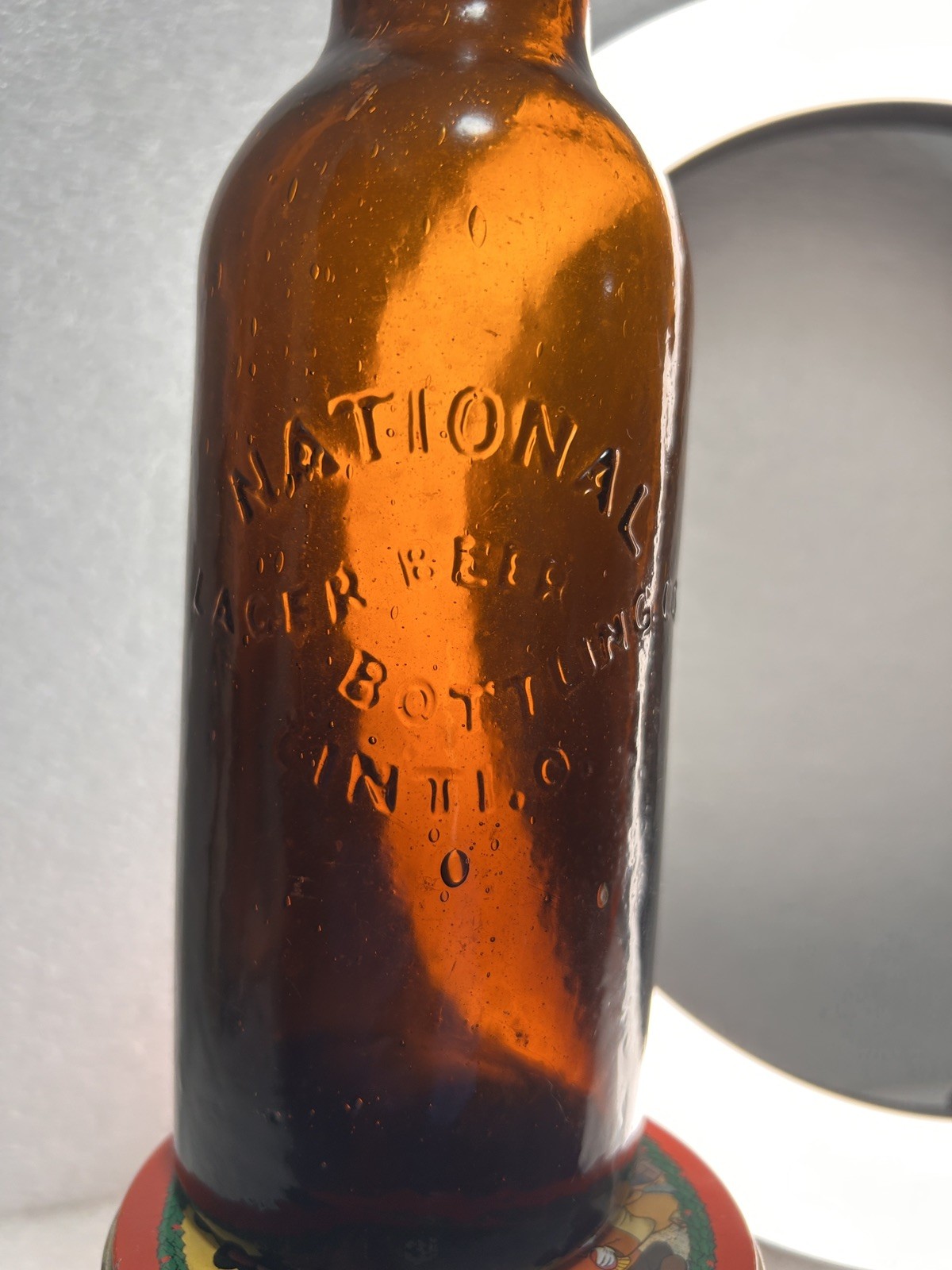 National Lager Beer Bottling Cincinnati OH Blob Top Beer Bottle - 1800s National Lager Beer Bottling Cincinnati OH Blob Top Beer Bottle - 1800s