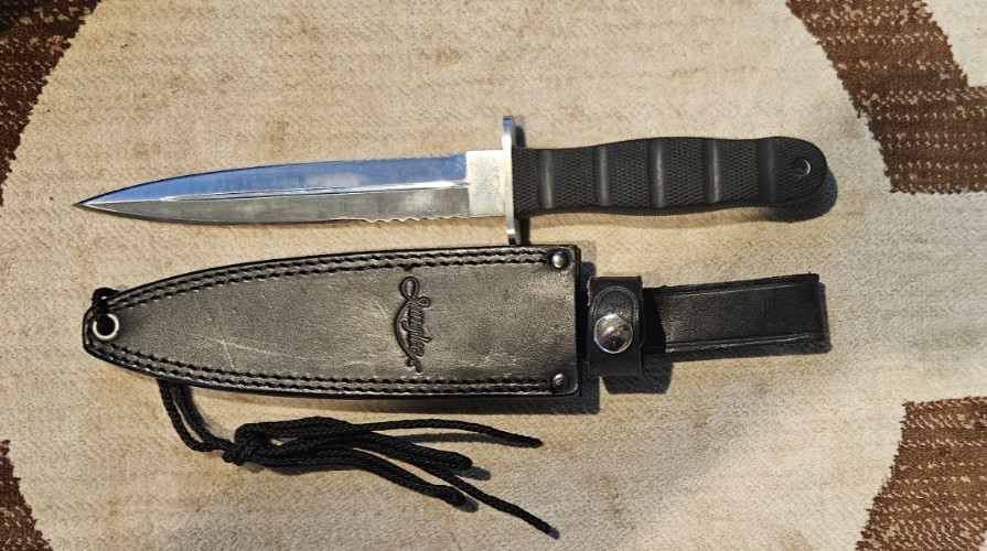 Vintage 1990\'s Junglee SEKI JAPAN Waterloo Knife AUS-8 Stainless