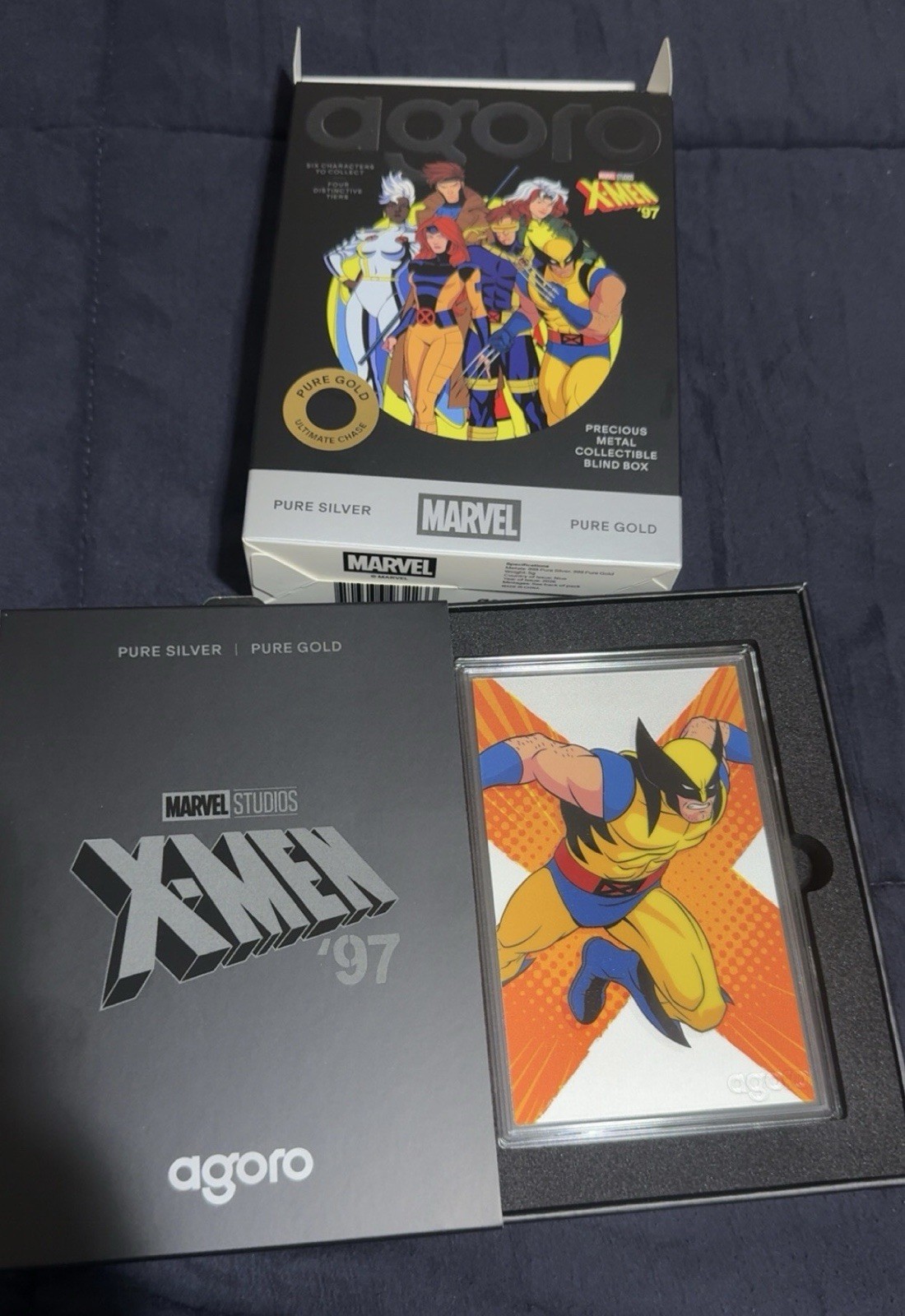 Agoro Marvel X-Men ’97 Wolverine Tier 2 5g .999 Silver #562/600 w/ Box