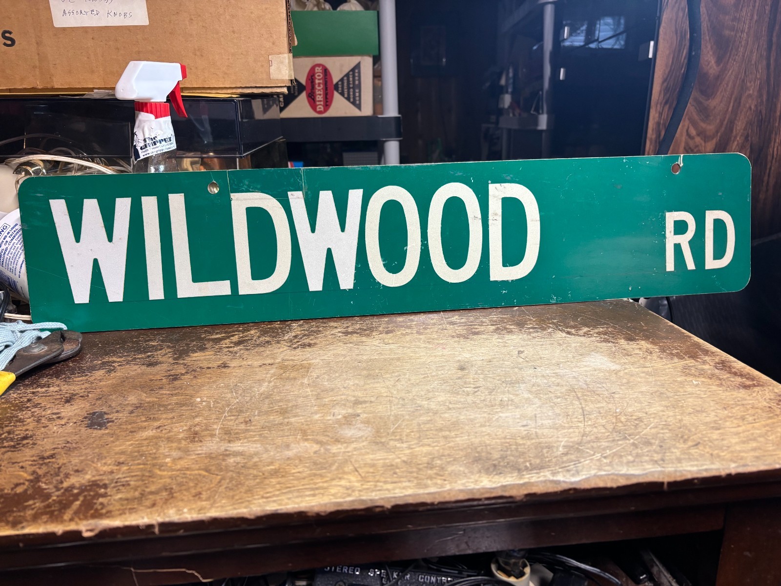 Vintage Wildwood RD Street Sign New Jersey Shore Beach NJ 30\