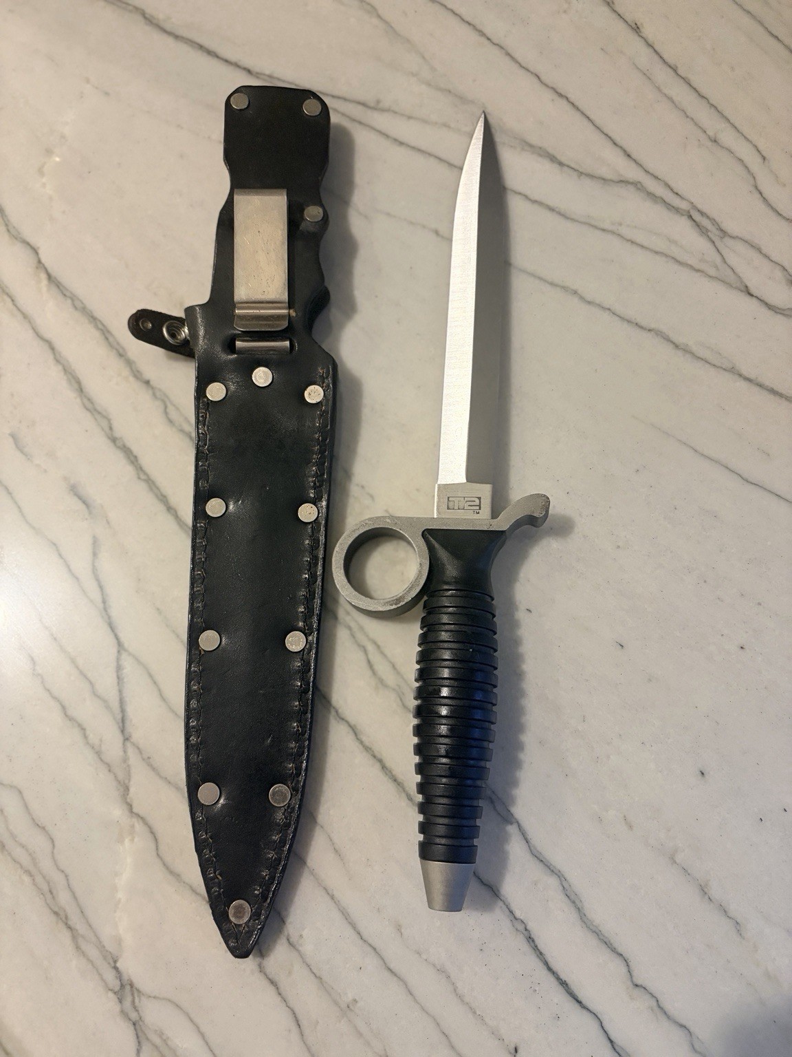 Vintage United Cutlery UC605 T2 Terminator 2 Knife USA w/ Original Sheath Vintage United Cutlery UC605 T2 Terminator 2 Knife USA w/ Original Sheath