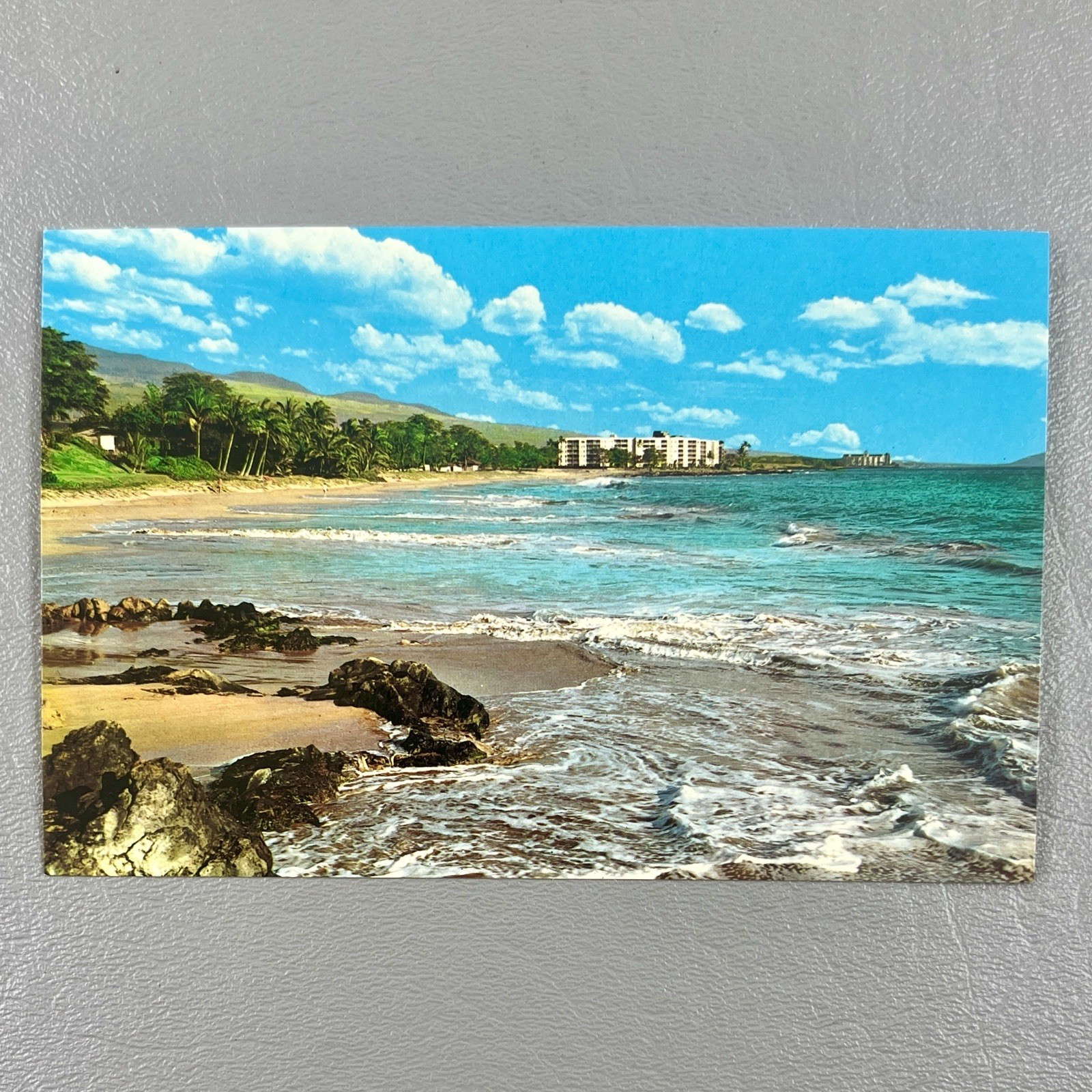 Postcard Vintage Kamaole No 1 Beach Kihei Maui Hawaii Shore Royal Mauian Postcard Vintage Kamaole No 1 Beach Kihei Maui Hawaii Shore Royal Mauian