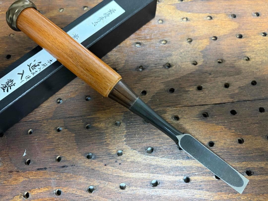Vintage Japanese Chisel Nomi Mitsuhisa 12mm With Box Woodworking Tool