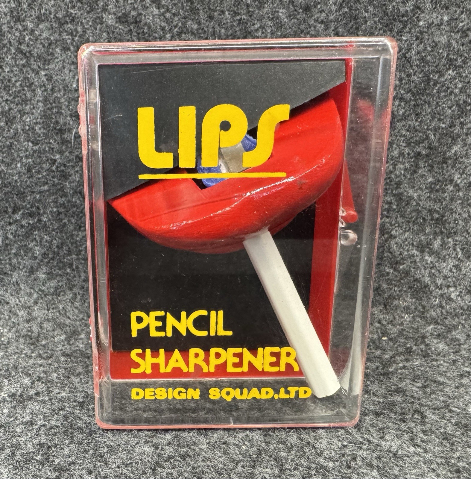 Vintage 1978 Red Lips Design Squad Pencil Sharpener 1970s Tamara Johnson Dowd Vintage 1978 Red Lips Design Squad Pencil Sharpener 1970s Tamara Johnson Dowd