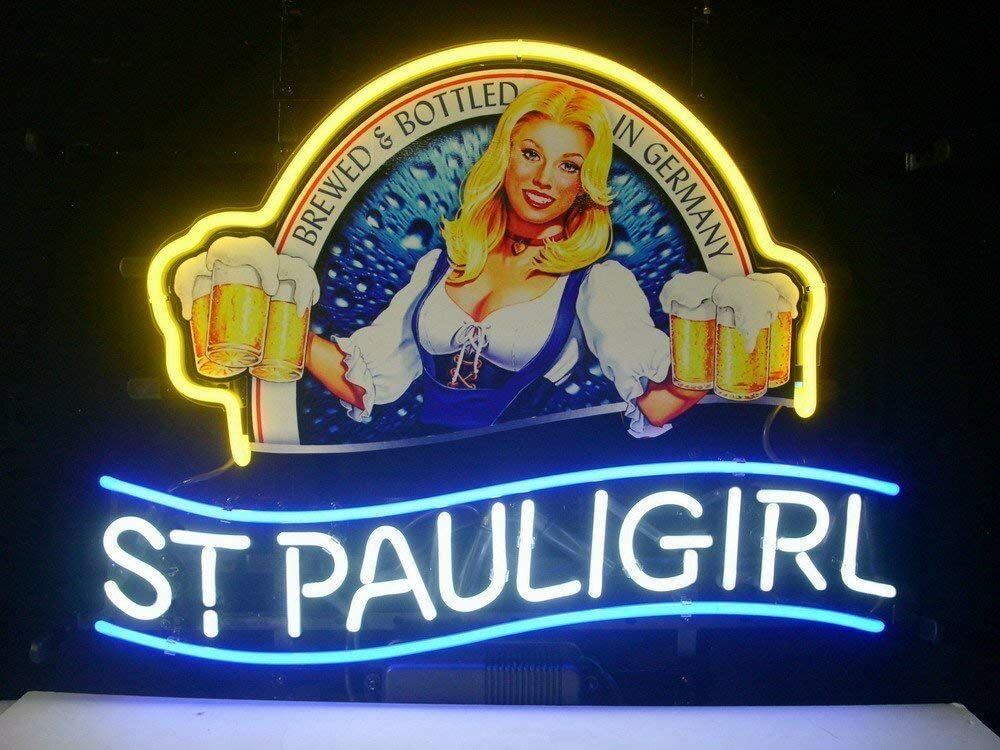 New St Pauli Girl Bier Neon Light Sign 14\
