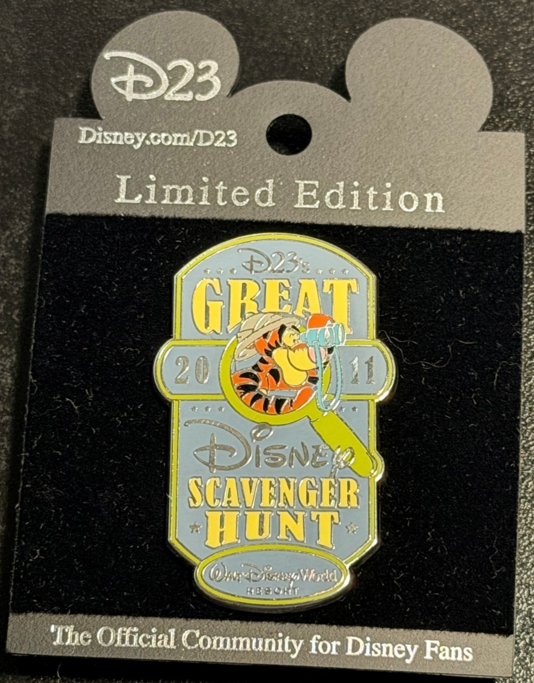 HTF LE 500 D23 2011 Great Scavenger Hunt Walt Disney World Resort feat. Tigger