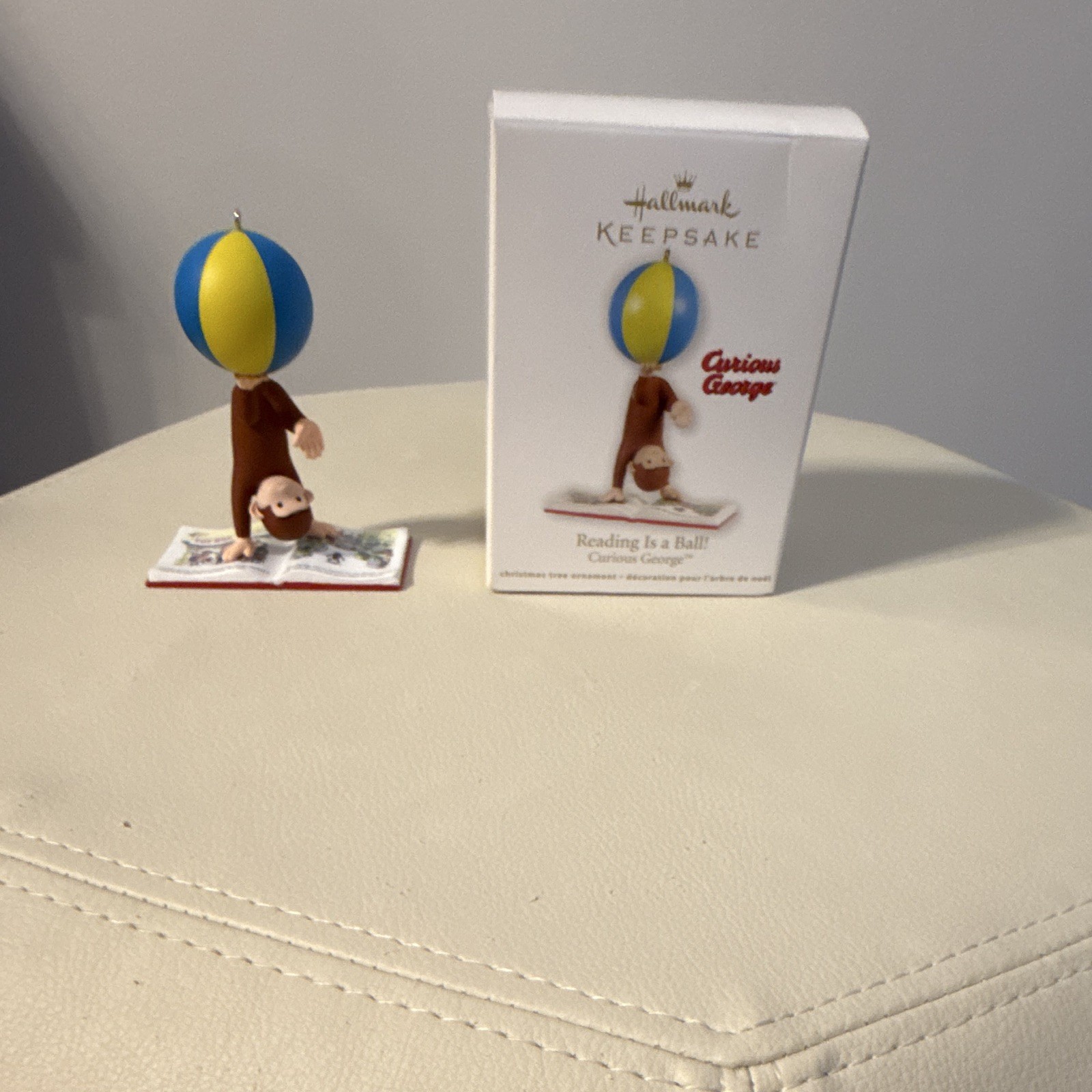 2011 Hallmark KeepsakeCurious George Reading Is aBall Ornament 2011 Hallmark KeepsakeCurious George Reading Is aBall Ornament