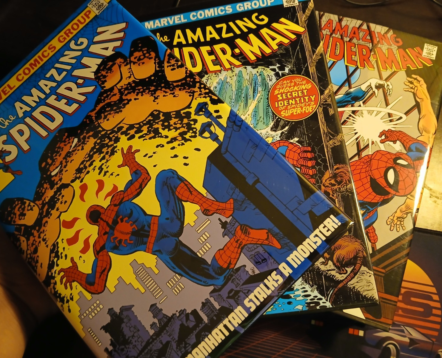 Unsealed The Amazing Spider Man Vol 3 + 5 + 7 Omnibus by Stan lee DM Variant 