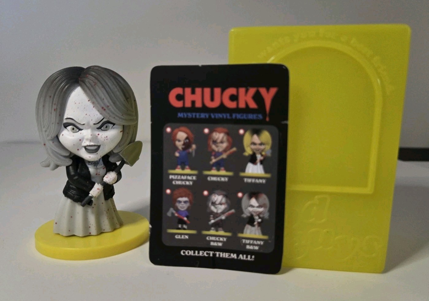 Culturefly Childs Play Chucky Mystery Blind Box Vinyl Figures Tiffany Bloody B/W Culturefly Childs Play Chucky Mystery Blind Box Vinyl Figures Tiffany Bloody B/W