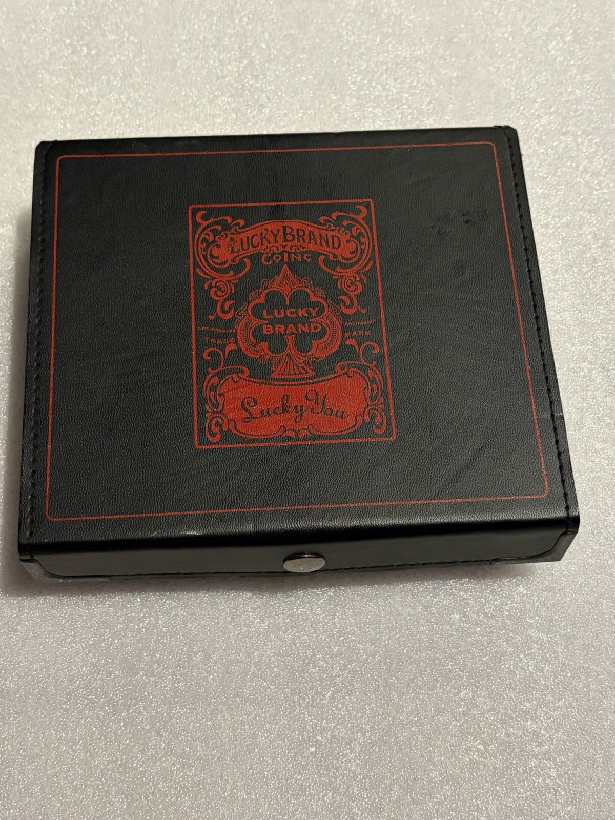 Vintage Lucky Brand Poker Set w/2 Decks of Cards Sealed & Poker Chips Vintage Lucky Brand Poker Set w/2 Decks of Cards Sealed & Poker Chips