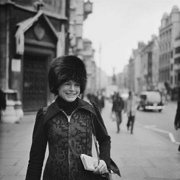 Nemone Lethbridge Outside Royal Courts Of Justice In London Old Photo