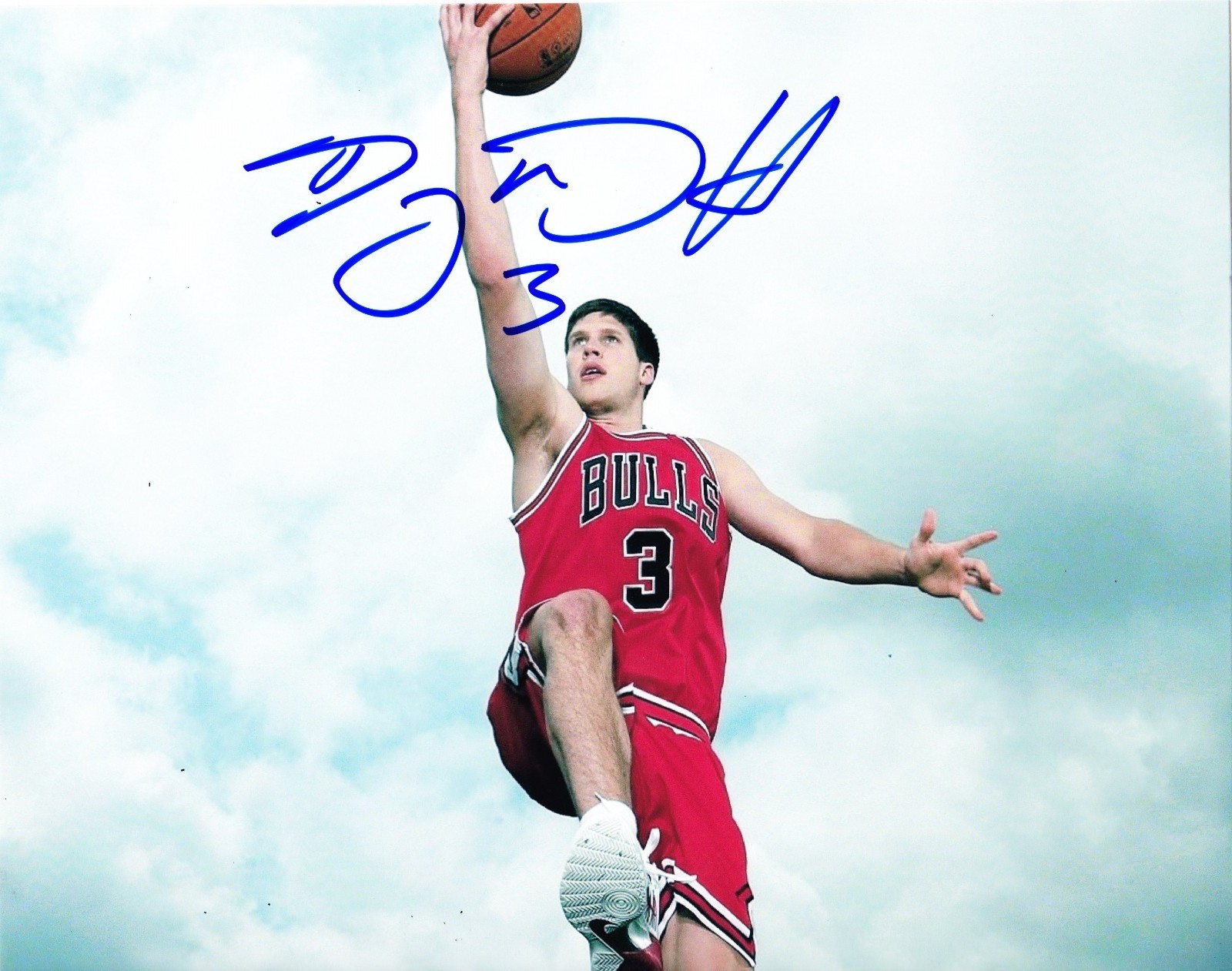 DOUG MCDERMOTT SIGNED 8X10 PHOTO AUTHENTIC AUTOGRAPH CHICAGO BULLS CREIGHTON B