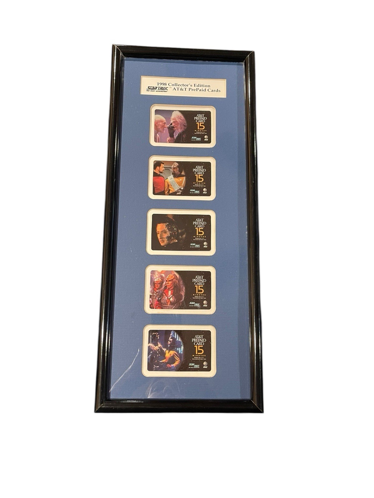 1998 Star Trek Next Generation Series AT&T Prepaid Cards Limited Edition 358/700
