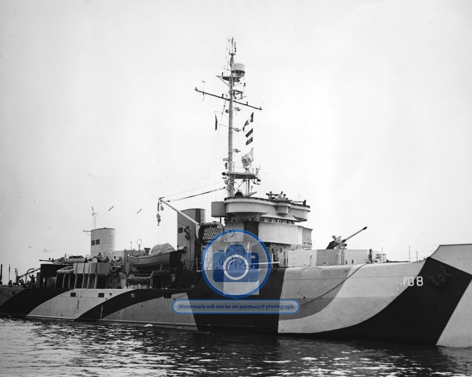 USS PURSUIT AM-108 MINE SWEEPER SAN FRANCISCO NAVY YARD 1944 8X10 PHOTO