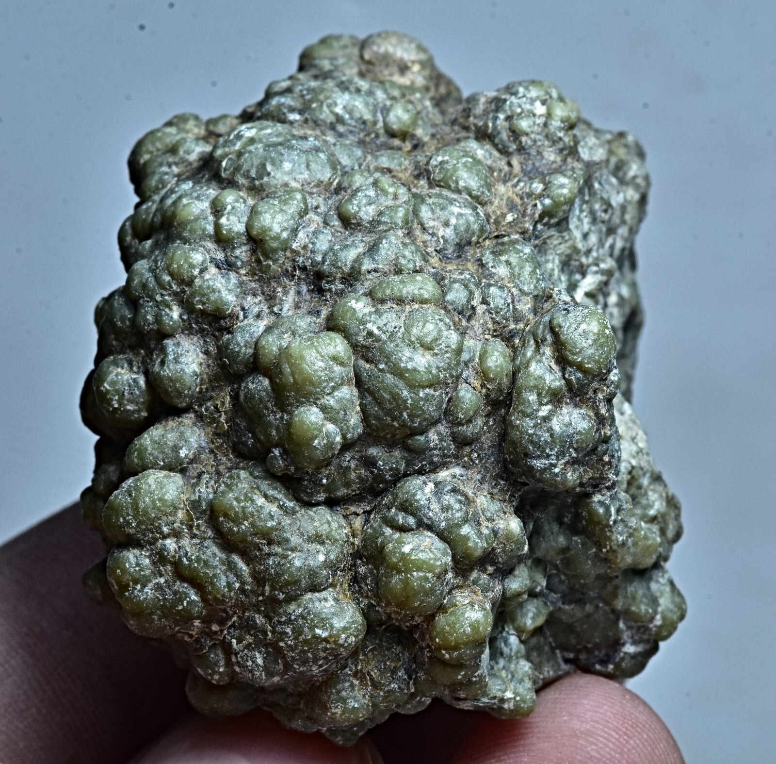 Natural Green Botryoidal Nephrite Jade Stone 99 Gram