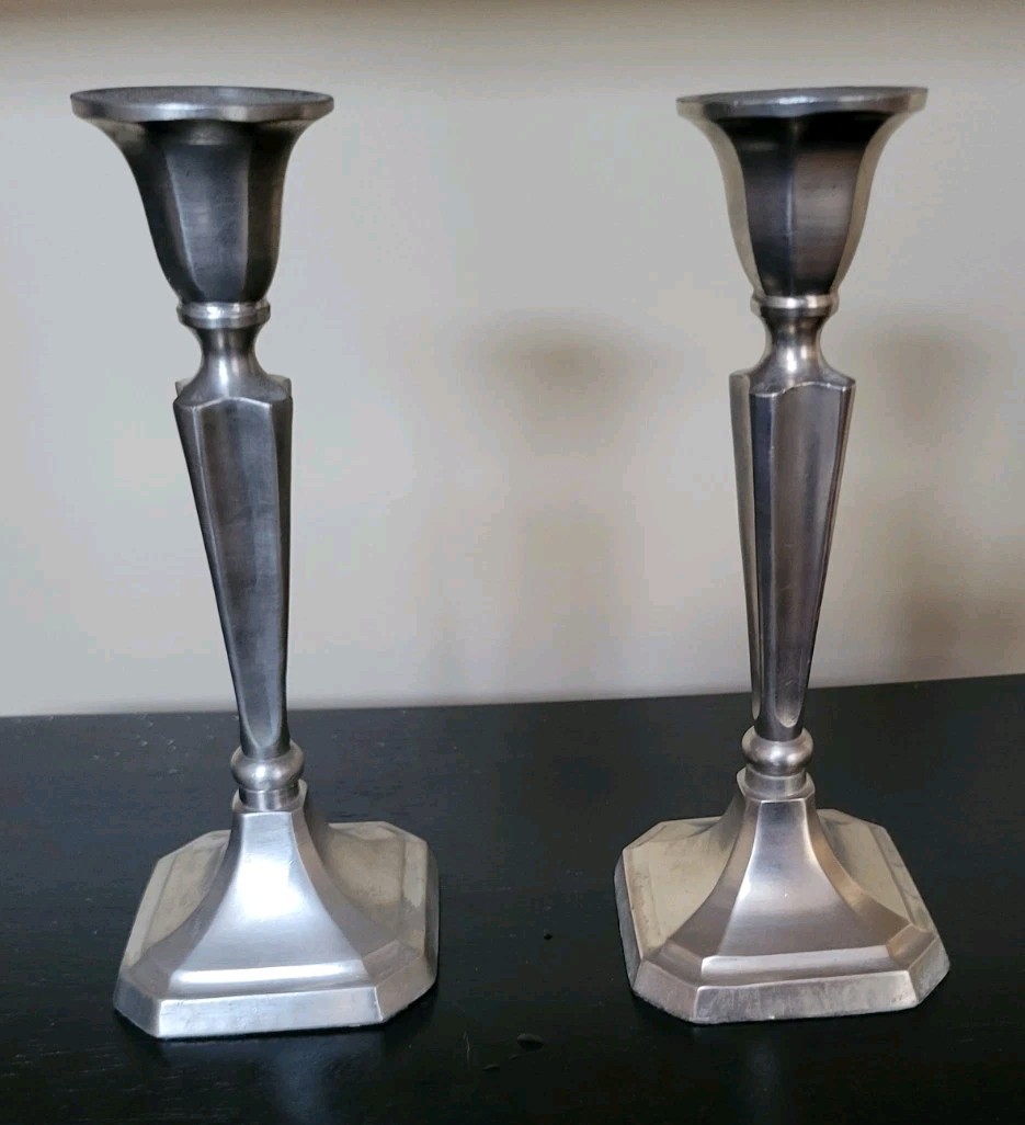 Restoration Hardware candlesticks 