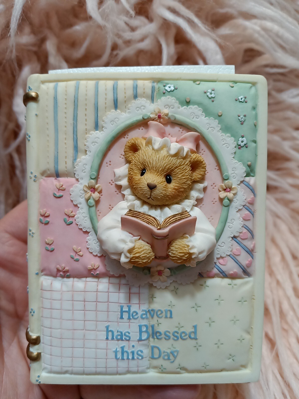 Cherished Teddies Heaven Has Blessed this Day Bible And Holder New Test Psalms Cherished Teddies Heaven Has Blessed this Day Bible And Holder New Test Psalms