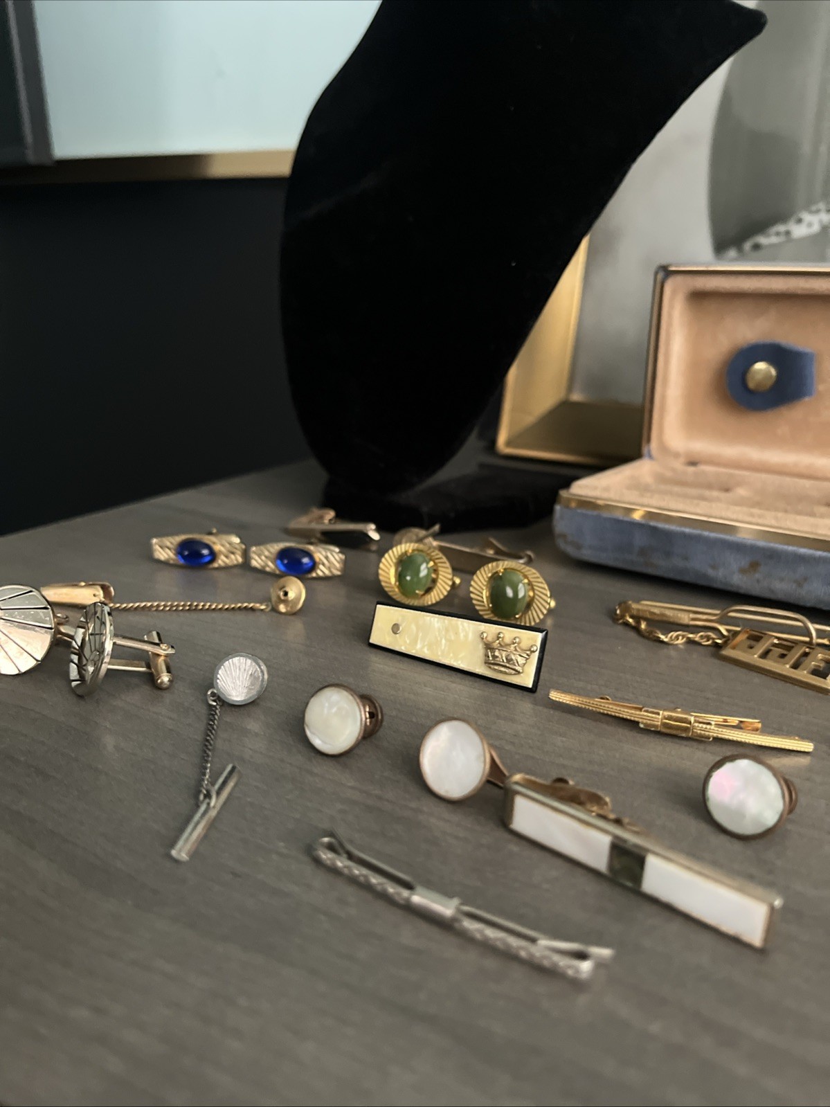 Grandpa’s Jewelry Cuff Links, Pins, Tie Pins. Grandpa Had Swag Grandpa’s Jewelry Cuff Links, Pins, Tie Pins. Grandpa Had Swag