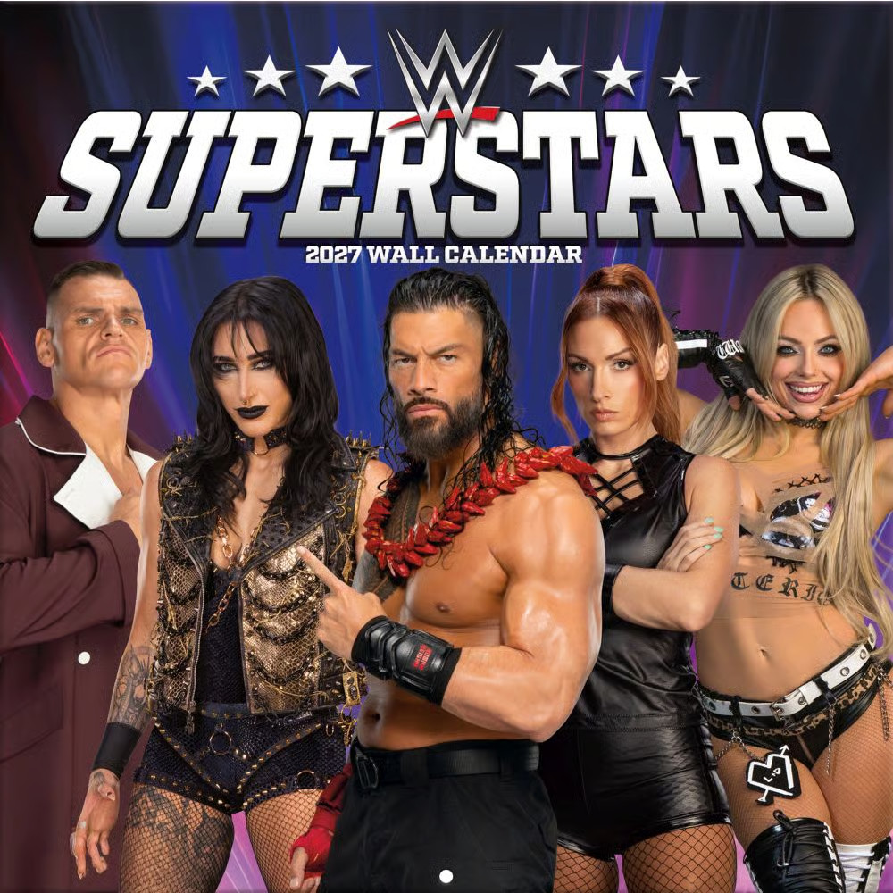 Turner Licensing, WWE Superstars 2027 Wall Calendar Turner Licensing, WWE Superstars 2027 Wall Calendar