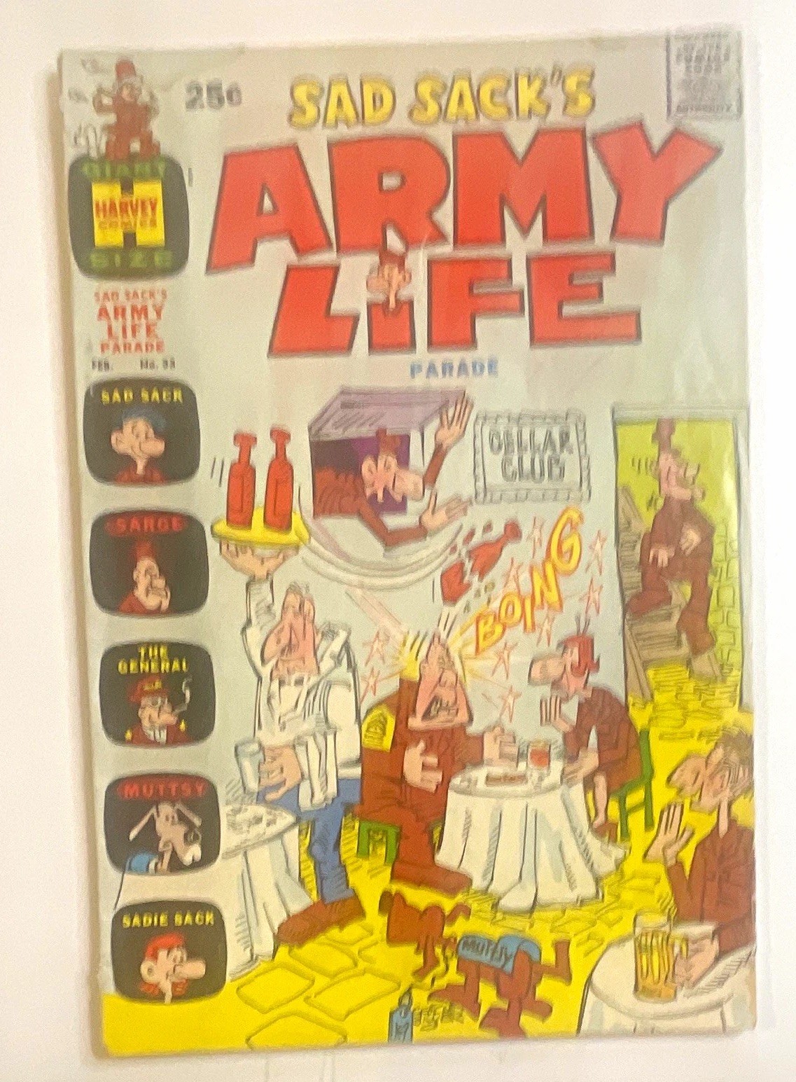 Harvey Comics Sad Sack\'s Army Life Parade #256 (1968) Silver Age Fred Rhoads