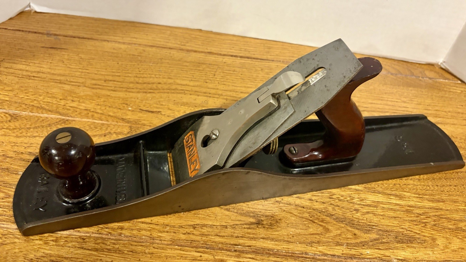 Stanley Bailey No. 6 Vintage Wood Plane Smooth Surface Sole Stanley Bailey No. 6 Vintage Wood Plane Smooth Surface Sole