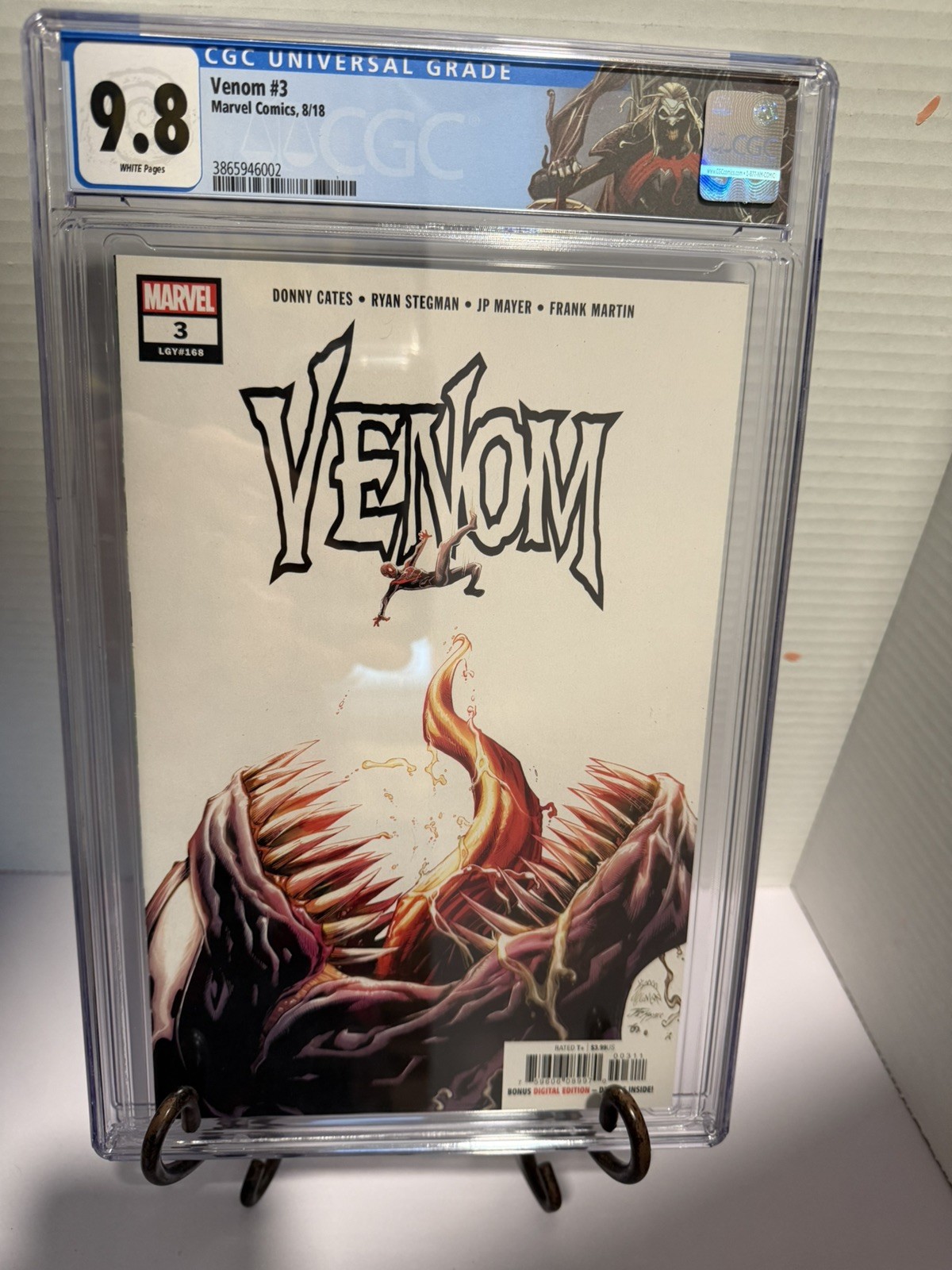 Venom #3 (2018) CGC 9.8 - 1st print - 1st Full App of Knull. Venom CGC Label Venom #3 (2018) CGC 9.8 - 1st print - 1st Full App of Knull. Venom CGC Label