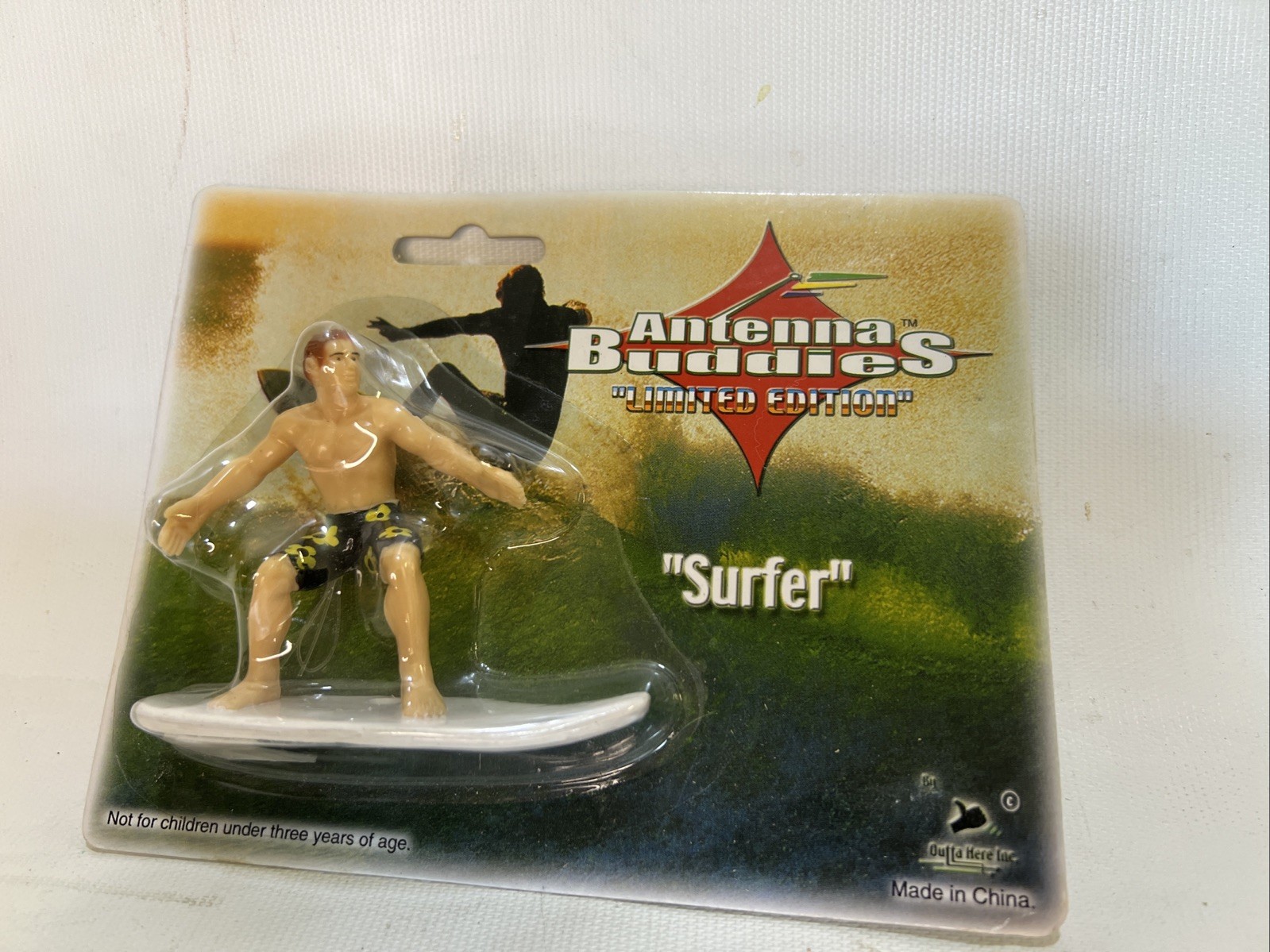 Rare Antenna Buddies “Limited Edition” Surfer By Auto Outta Here Cali Beach