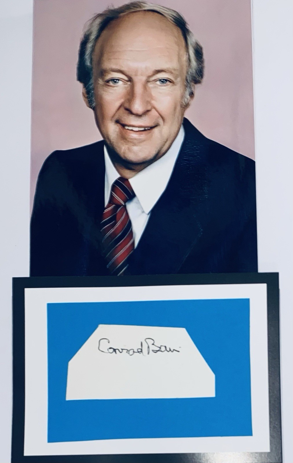 Conrad Bain Canadian Actor  1923 - 2013 , Original 10 x 8 Signature Piece