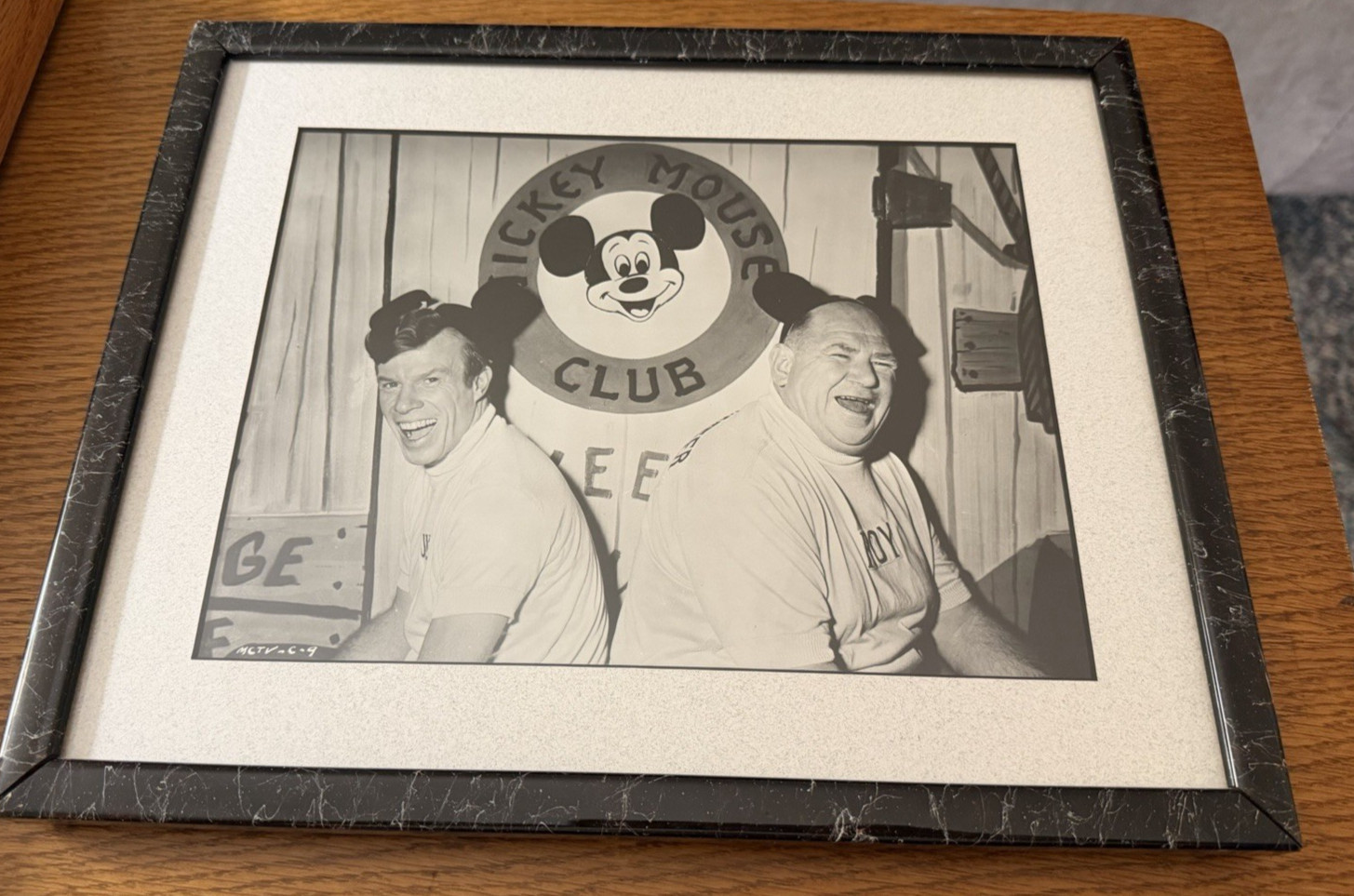 Walt Disney Studio Publicity Photo Still Framed 8X10 Jimmie Dodd Roy Williams Walt Disney Studio Publicity Photo Still Framed 8X10 Jimmie Dodd Roy Williams