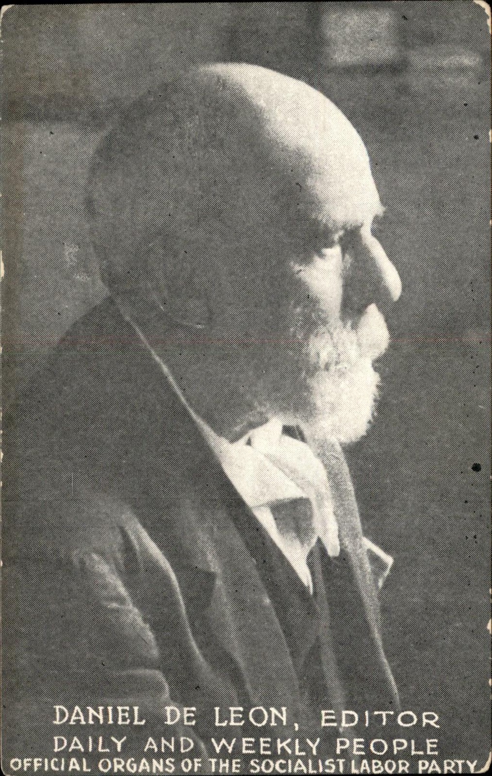 Daniel de Leon New York Labor News Co. Socialism Communism c1910 Postcard bhn