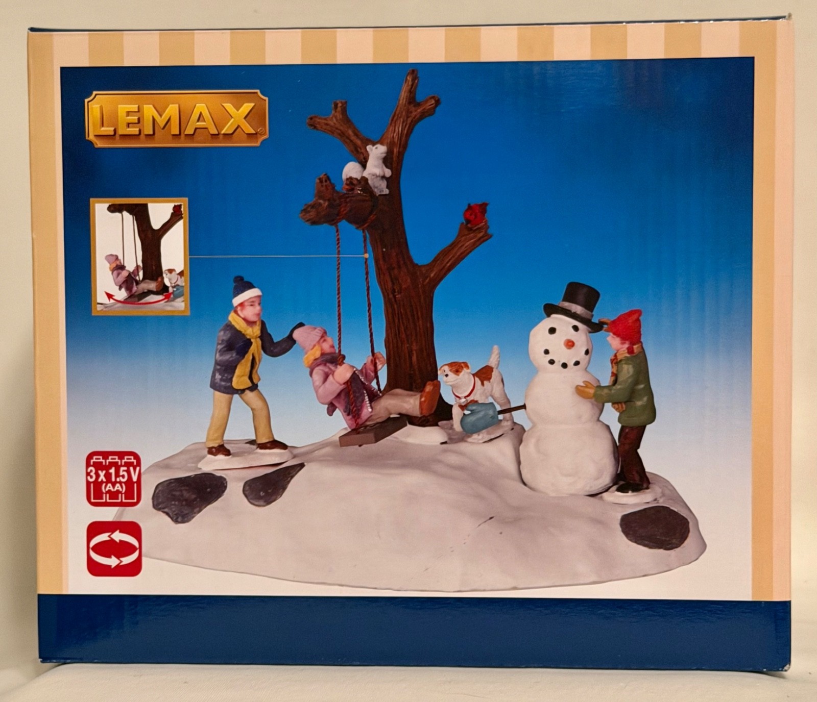 LEMAX “SWING TIME” #24481 - 2012  ANIMATED TABLE ACCENT - NEW IN ORIGINAL BOX
