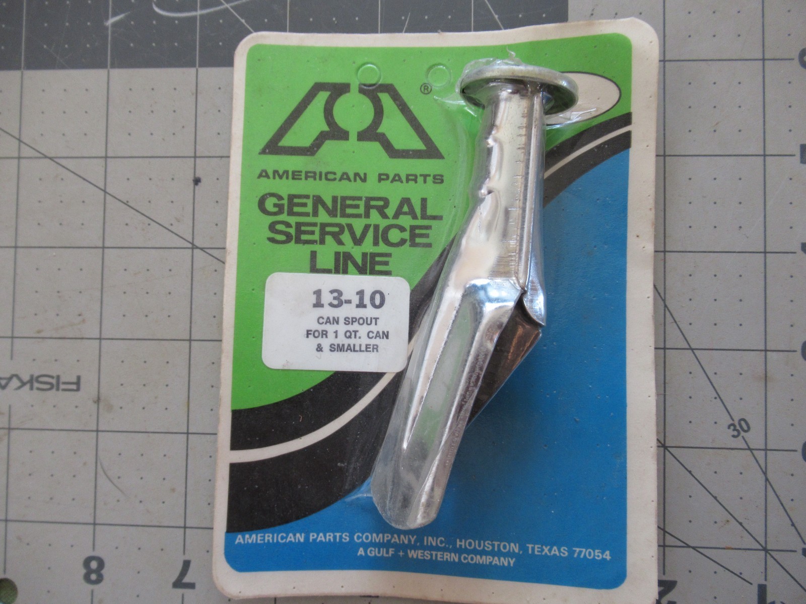 Vintage Oil Can Lube Spout American Parts Model 13-10 General Service Line