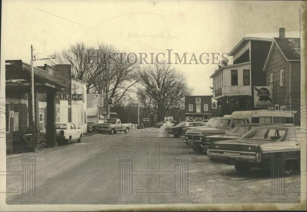 1975 Press Photo North Bend Wisconsin village on the banks of Black River