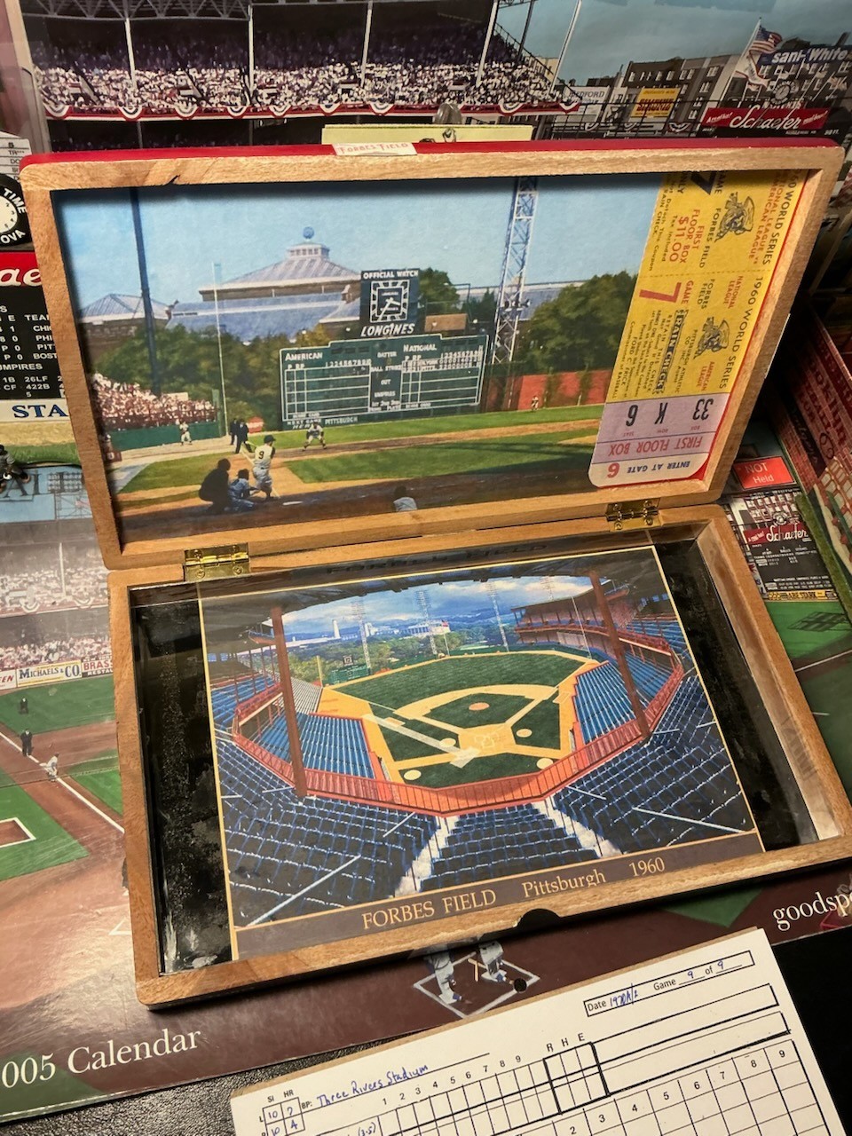 Vintage Forbes Field Cigar Box Baseball Stadium APBA/Strat-O-Matic Vintage Forbes Field Cigar Box Baseball Stadium APBA/Strat-O-Matic