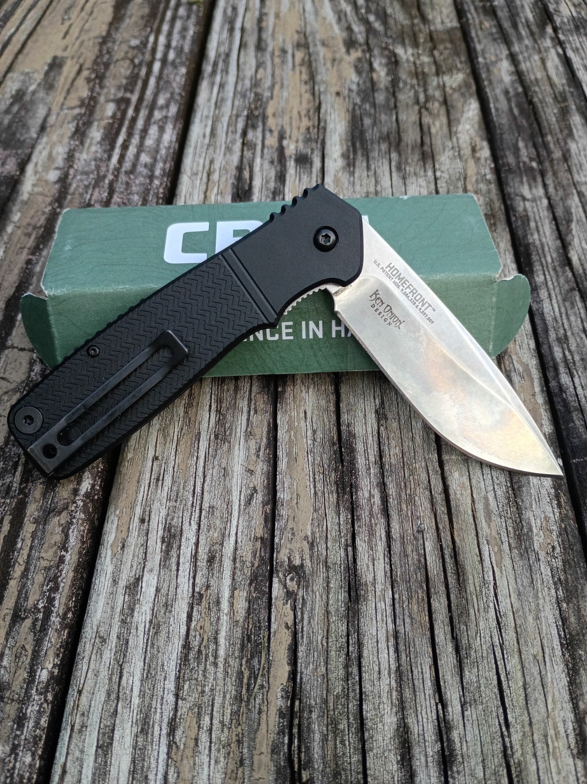 CRKT Homefront Ken Onion Design K250KXP Folding Pocket Knife Field Strip