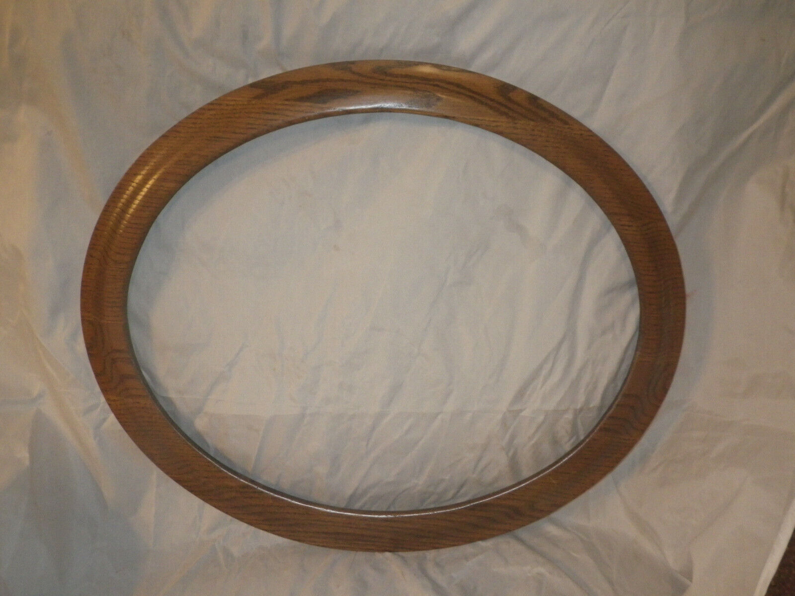 New Solid Oak Oval Wood Picture Frame Picture size 16